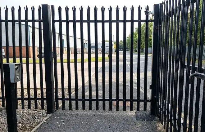 High-quality security fencing solution built for a commercial property
